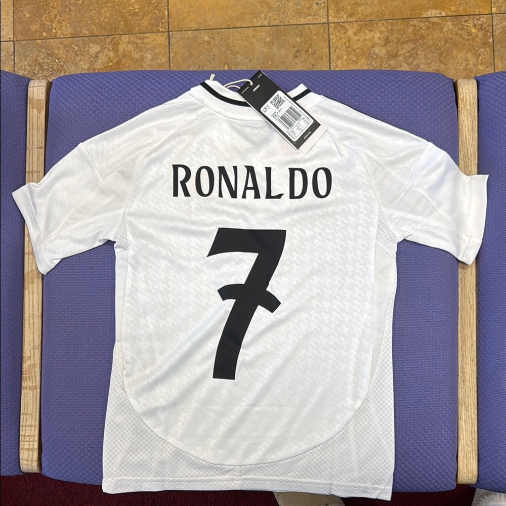 White Ronaldo Jersey